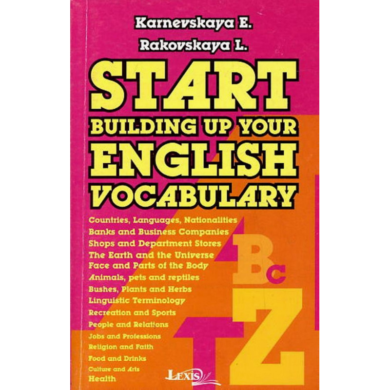 Start Building Up Your English Vocabulary