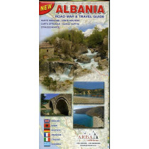 Albania Road Map and Travel Guide 1:400000