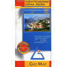 Montenegro. Crna Gora. Geographical Map. 1:250000